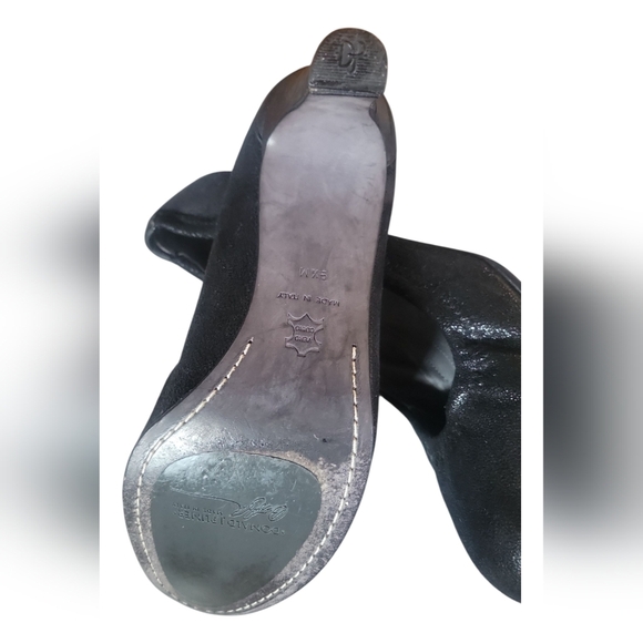 Donald J. Pliner Elegant Black Women's Timeless Elastic Opening Heels 9 1/2 - Picture 7 of 10